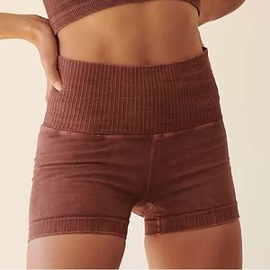 NWOT Free People Good Karma Running Shorts